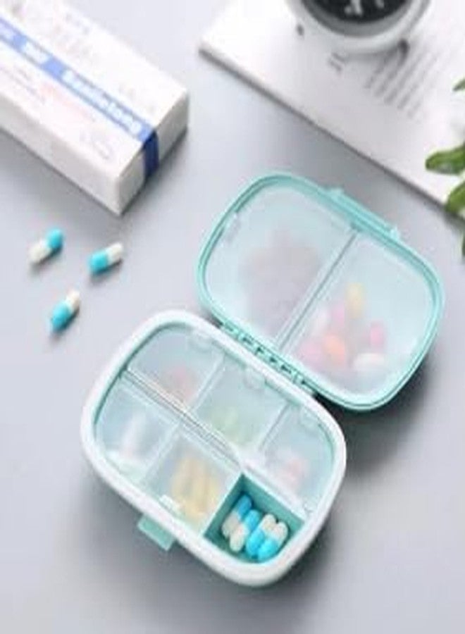 PentaDeco Daily Medicine Organizer Box | 8 Compartment High-Capacity Pill Case | Secure Storage for Home & Travel | Heavy Duty Tablet Dispenser - Image 4